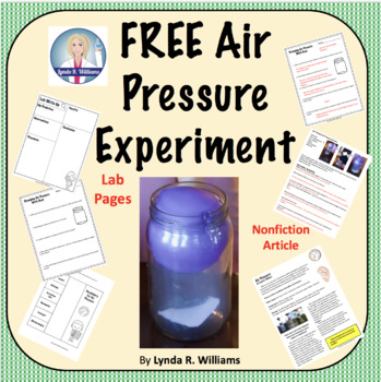 free back to school science activity Lynda R Williams Air Pressure Experiment