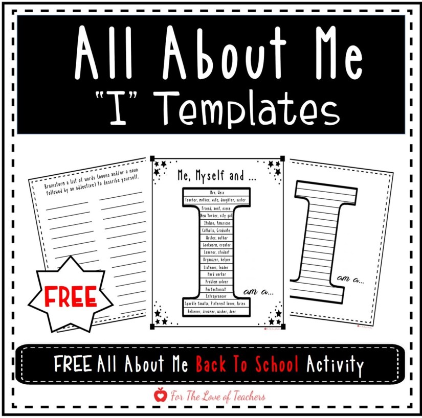 all about me elementary activity worksheet