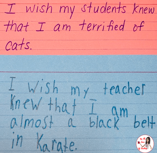 wish my teacher knew